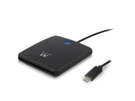 YUBICO Smart Card reader USB-C, black, Ewent EW1055 (FLAEWE009)