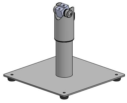 ERGONOMIC SOLUTIONS Base Plate with welded SP1 (EET136-02)