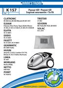 HANESTRÖM Vacuum cleaner bags K157