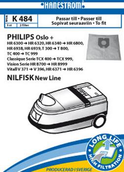 HANESTRÖM Vacuum cleaner bags K484 (K484)
