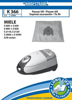 HANESTRÖM Vacuum cleaner bags K366 (K366)