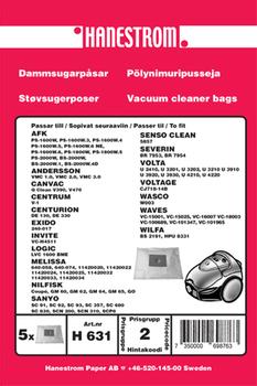 HANESTRÖM Dammsugarpåsar VOLTA U3210 (H631)