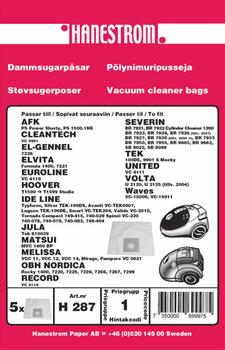 HANESTRÖM Dammsugarpåsar IDE LINE TYPHOON, MELISSA VCC12 (H287)