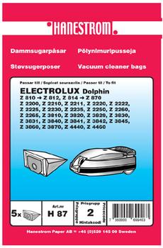 HANESTRÖM Dammsugarpåsar ELECTROLUX DOLPHIN (H87)