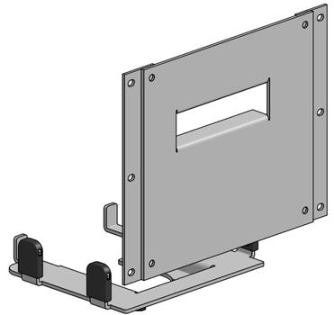 ERGONOMIC SOLUTIONS Printer plate + cover for (EET132-02)