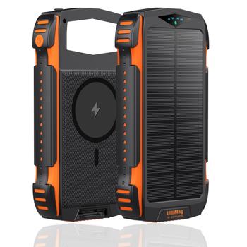 4smarts Solar Power Bank Rugged TitanPack UltiMag 20000mAh black (4S496560)