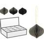 ABENA Julekugler, Ø8cm, pap, 3 assorterede farver