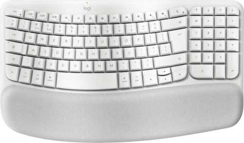 LOGITECH WAVE KEYS FOR MAC WRLS ERGO keyboard-OFFWHITE-UK-INTNL-973 WRLS (920-012408)