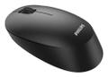 PHILIPS s SPK7307BL - 3000 Series - mouse - ergonomic - right and left-handed - optical - 3 buttons - wireless - 2.4 GHz - USB wireless receiver - black (SPK7307BL/00)