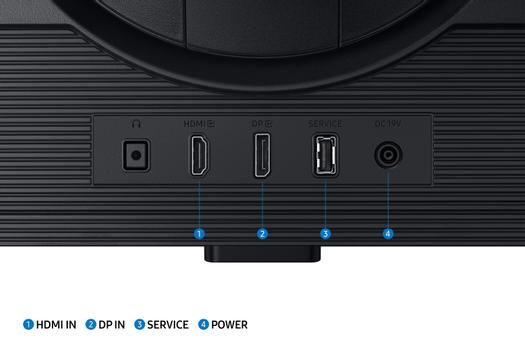 Samsung 27" Odyssey G5 G50D QHD 180Hz gamingskjerm (LS27DG500EUXEN)