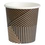 Abena Kaffebæger Lines, ABENA Gastro, 6cm, Ø6,2cm, 10 cl, 12 cl, brun, pap/PE, 4 oz