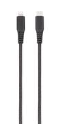 VIVANCO Longlife USB-C/Lightning-kabel 1.5m Sort