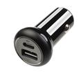 VIVANCO 1xUSB-C PD / USB-A Car Charger 2x24W Black