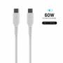 FIXED LIQUID Silicone cable 60W USB-C/C 1.2m White