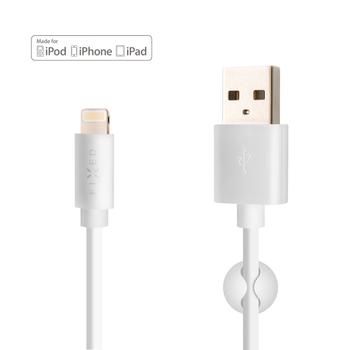 FIXED USB-A til Lightning MFI kabel 2m Hvid (FIXD-UL2M-WH)