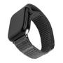 FIXED älykellon nailonranneke,  Apple Watch 42 / 44 / 45 / 46 / 49 mm, harmaa (FIXNST2-434-GR)