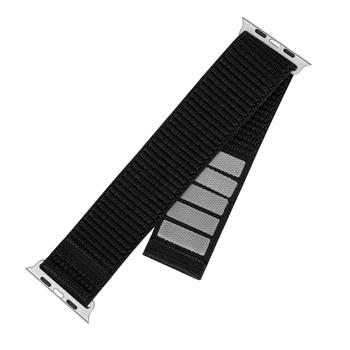 FIXED älykellon nailonranneke,  Apple Watch 38 / 40 / 41 mm, musta (FIXNST2-436-BK)