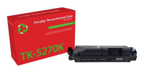XEROX EVERYDAY REMANUFACTURED TONER BLACK REPLACES KYOCERA TK-5270K SUPL (006R04813)