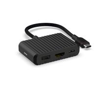 UNISYNK 3 Port USB-C Hub V2 4K 60Hz 100W Black
