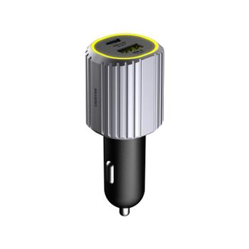 UNISYNK USB-C/A Car Charger PD 72W Grey (10407)