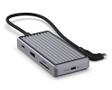 UNISYNK 8 Port USB-C Hub V2 4K 60 HZ 100QW Grey (10386)