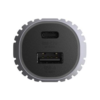 UNISYNK USB-C/A Car Charger PD 72W Grey (10407)