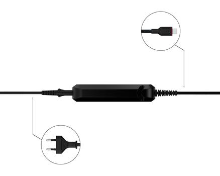 UNISYNK USB-C Laptop Charger EU 100W Black (10421)