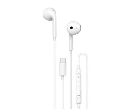 UNISYNK In-Ear Headphones USB-C White (10433)