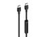 UNISYNK USB-C to USB-C Cable 1,2m Black