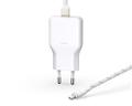 UNISYNK Slim Wall Charger G3 36W + Lightning Cable Hvit