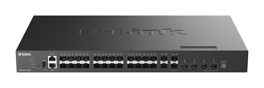 D-LINK 10G Layer 3 Stackable Managed  (DXS-3410-32SY/E)