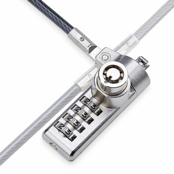 STARTECH 10PK KSLOT LAPTOP LOCK 6.5FT COMPUTER CABLE LOCK ACCS (DUALKA10-LAPTOP-LOCK)