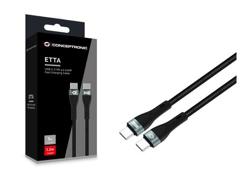 CONCEPTRONIC Usb C-C Pd 3.0 100W Fast (ETTA01B12)