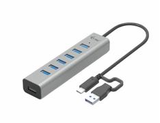 I-TEC USB-C CHARGING HUB 7 PORT CHARGING METAL HUB 7 PORT PERP
