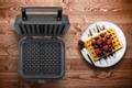 UNOLD 48275 Double Waffle Iron Brussels       Belgian Waffels (48275)