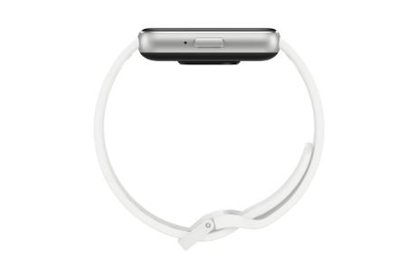 Samsung Galaxy Fit3 (silver) Pulsklokke,  1,6" AMOLED, pulsmåling,  GPS, BT, vanntett 5ATM, 13 dagers batteri (SM-R390NZSAEUB)