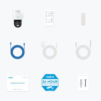 Reolink Trackmix Series W760 8MP PTZ Auto Tracking AI valvontakamera ulkokäyttöön (WCTMXPT4K04)