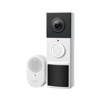 TP-LINK Tapo D210 ringeklokke kamera 2K live video, 6 måneders batteri, nattmodus,  WiFI (TAPO D210)