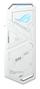 ASUS ROG Strix Arion White M.2 NVMe SSD Enclosure USB3.2 GEN2 Type-C 10Gbps Aura Sync RGB Dual USB-C to C Cable Thermal Pads