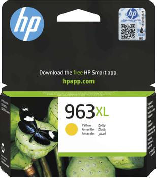 HP 963XL - 22.92 ml - High Yield - yellow - original - ink cartridge - for Officejet Pro 9010, 9012, 9014, 9015, 9016, 9019, 9020, 9022, 9025 (3JA29AE#301)
