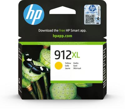 HP 912XL - 9.9 ml - High Yield - yellow - original - ink cartridge - for Officejet 80XX, Officejet Pro 80XX (3YL83AE#301)