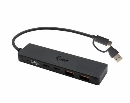 I-TEC USB-C HUB 2+2X USB-C/A USB-C METAL HUB 2XUSB-C 2XUSB-A PERP (C31HUBMETAL2A2C)