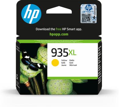 HP 935XL - C2P26AE - 1 x Yellow - Ink cartridge - High Yield - For Officejet 6812, 6815, Officejet Pro 6230, 6230 ePrinter, 6830, 6835 (C2P26AE#BGY)