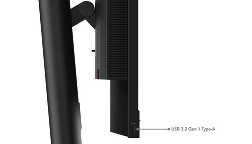 LENOVO ThinkCentre Tiny-in-One 24 Gen 5 - LED-Monitor - 61 cm (24") (23.8" sichtbar) - 1920 x 1080 Full HD (1080p) @ 60 Hz - IPS - 250 cd/m˛ - 1000:1 - 4 ms - HDMI, DisplayPort - Lautsprecher - Raven Black (12NAGAT1EU)