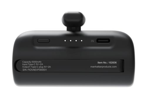 MANHATTAN Power Bank with integrated  (102636)