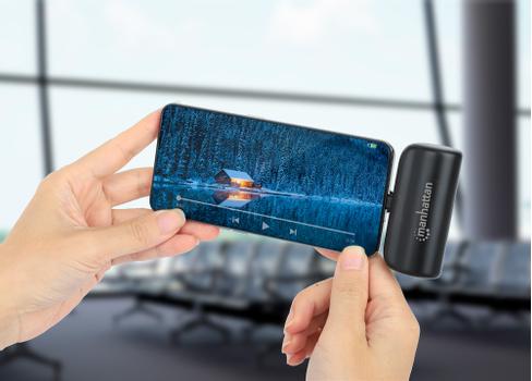 MANHATTAN Power Bank with integrated  (102636)