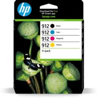 HP 912 - 4-pack - svart, gul, cyan, magenta - original - blekkpatron