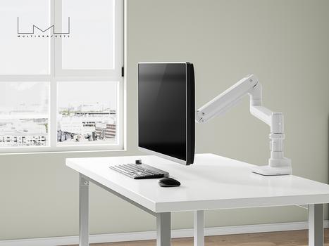 MULTIBRACKETS M Deskmount Gas Spring Single White (7350073737079)
