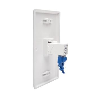 TRIPP LITE Cat6A Straight-Through (N235-001-WH-6AD)