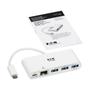 TRIPP LITE TRIPPLITE 3-Port USB-C Hub with LAN Port and Power Delivery USB-C to 3x USB-A Ports and Gbe USB 3.0 White (U460-003-3AG-C)